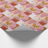 Christmas Puppy Geschenkpapier (Ecke)