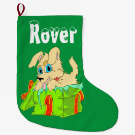 Christmas Puppy Großer Weihnachtsstrumpf