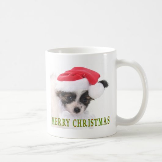 CHRISTMAS PUPPY KAFFEETASSE (Rechts)