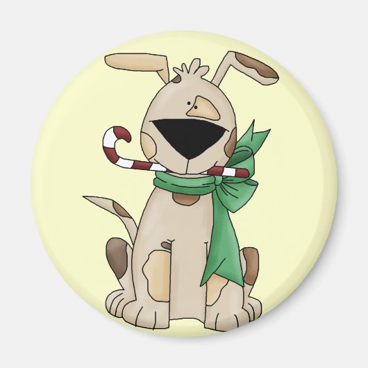 Christmas Puppy Magnet (Vorne)