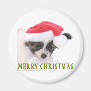 CHRISTMAS PUPPY MAGNET