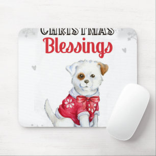 Christmas Puppy Mousepad