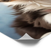 Christmas Puppy Poster (Ecke)