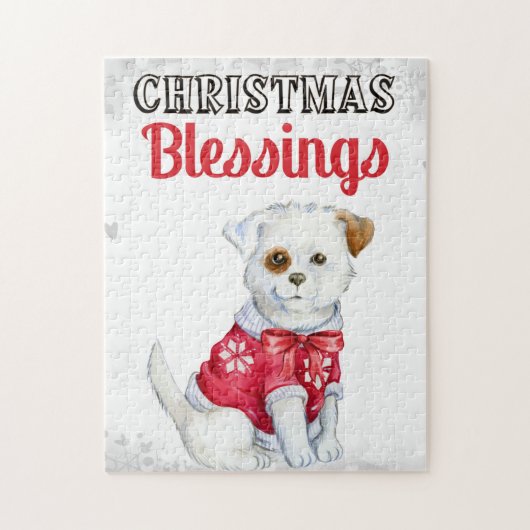 Christmas Puppy Puzzle (Vertikal)