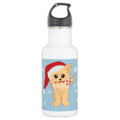 Christmas Puppy Trinkflasche (Vorderseite)