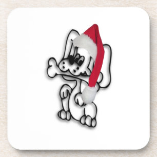 Christmas Puppy Untersetzer