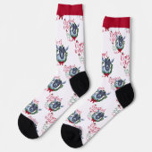 Christmas Pygmy Baby Goat wünscht Socken (Linkes Detail)