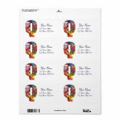 CHRISTMAS Q SCHREIBEN / SANTA MIT GIFTMONOGRAM (Vorne)