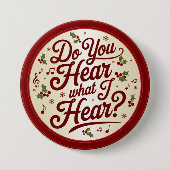 Christmas Question Button (Vorderseite)