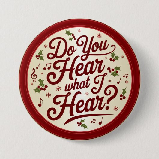 Christmas Question Button (Vorderseite)