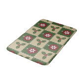 Christmas Quilt Bath Mat Badematte (Schrägansicht)