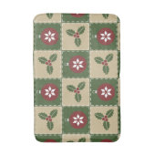 Christmas Quilt Bath Mat Badematte (Vorderseite Vertikal)