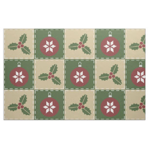 Christmas Quilt Fabric Stoff