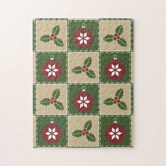 Christmas Quilt Puzzle (Vertikal)