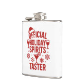 Christmas quote funny party spirits taster flachmann (Links)