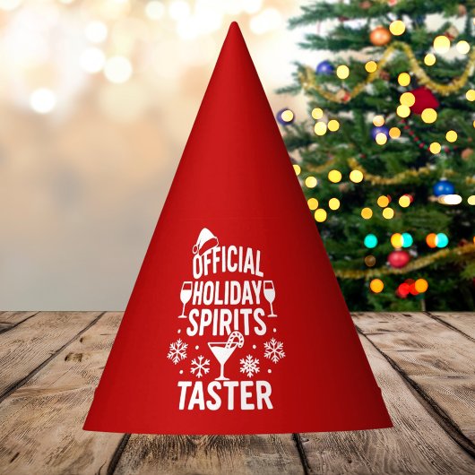 Christmas quote funny party spirits taster red partyhütchen