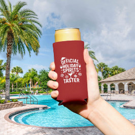 Christmas quote funny party spirits taster red selters dosenkühler