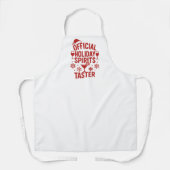 Christmas quote funny party spirits taster schürze (Vorderseite)