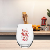 Christmas quote funny party spirits taster weinglas ohne stiel