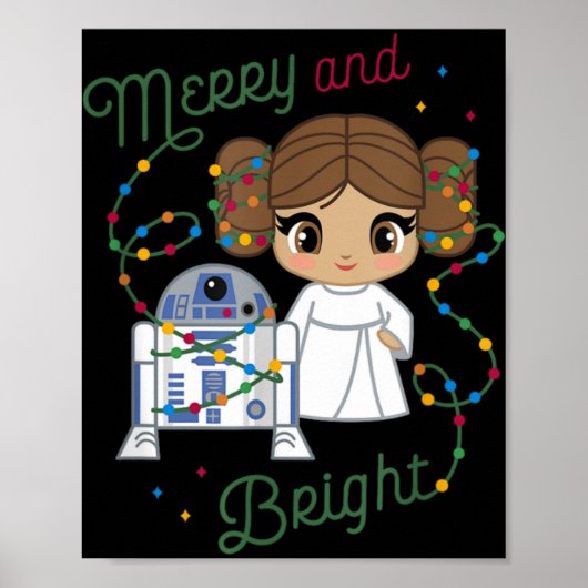 Christmas R2 D2 Merry And T Shirt Poster (Vorne)