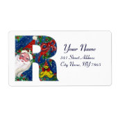 CHRISTMAS R SCHREIBEN / SANTA CLAUS MIT ROTEM RIBB (Vorne)