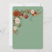 Christmas Rabbit Peter Vintage Invitation Einladung (Rückseite)