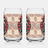 Christmas Raccoon Cocoa Cheer Dosenglas (Rechts)