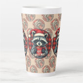 Christmas Raccoon Cocoa Cheer Milchtasse (Vorderseite)