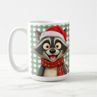 Christmas Raccoon Kaffeetasse