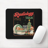 Christmas Radiology Tech Funny Gingerbread Man Rad Mousepad (Mit Mouse)
