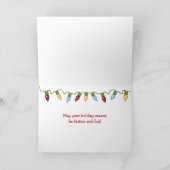 Christmas Ragdoll Cat Feiertagskarte (Innenseite)