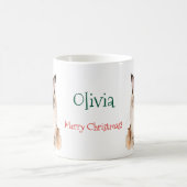 Christmas Ragdoll Cat Watercolor Kaffeetasse (Mittel)