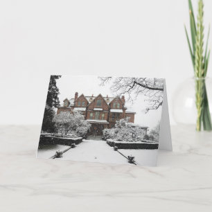 Christmas Raleigh NC North Carolina Architektur Feiertagskarte