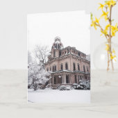 Christmas Raleigh NC North Carolina Architektur Karte (Gelbe Blume)