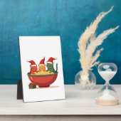 Christmas Ramen Cat Santa Anime Meow Kitty Meow Ca Fotoplatte (Seite)