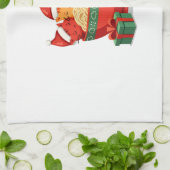 Christmas Ramen Cat Santa Anime Meow Kitty Meow Ca Geschirrtuch (Gefaltet)