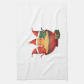 Christmas Ramen Cat Santa Anime Meow Kitty Meow Ca Geschirrtuch (Vertikal)