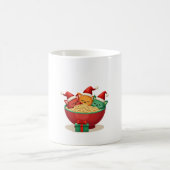 Christmas Ramen Cat Santa Anime Meow Kitty Meow Ca Kaffeetasse (Mittel)