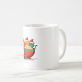 Christmas Ramen Cat Santa Anime Meow Kitty Meow Ca Kaffeetasse (VorderseiteRechts)