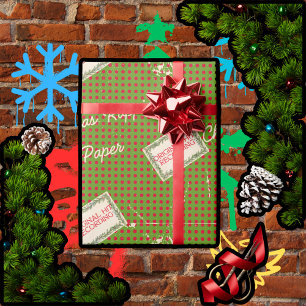 Christmas Rappin'Green Geschenkpapier