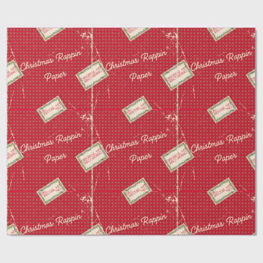Christmas Rappin'Red Geschenkpapier (Flach)