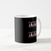 Christmas Rch Goose Ugly Sweater Pajama Xmas Tree  Kaffeetasse (VorderseiteRechts)