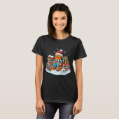 Christmas Reading Book Lover Bookworm Librarian Gi T-Shirt (Vorne ganz)