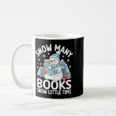 Christmas Reading Snowman So Many Books Men Women  Kaffeetasse (Links)