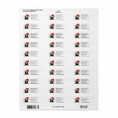 Christmas Real Anwesen Agent Realtor Rücksendeadre (Vorne)