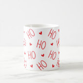 Christmas Red and White Coffee Mug Ho Ho Ho Kaffeetasse (Mittel)