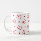 Christmas Red and White Coffee Mug Ho Ho Ho Kaffeetasse (Links)