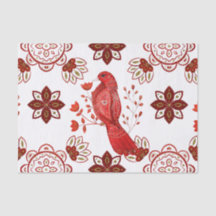 Christmas Red Bird Nordic