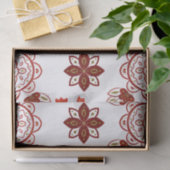 Christmas Red Bird Nordic Seidenpapier (Geschenk)