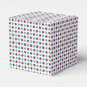 Christmas Red-Blue Polka Dots Fvor Box Geschenkschachtel (Rückseite)